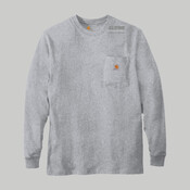 Grey:  - CTK126.apf - Workwear Pocket Long Sleeve T Shirt
